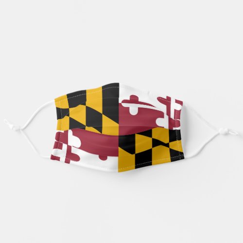 Authentic Maryland State Flag Adult Cloth Face Mask