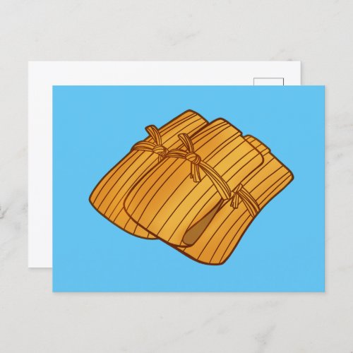 Authentic Mexican Tamales season Postcard