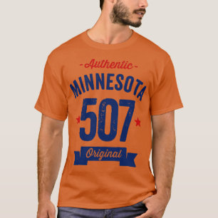 Authentic Minnesota 507 Area Code T-Shirt