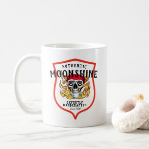 Authentic Moonshine Expertly Handcrafted Funny Guy Coffee Mug