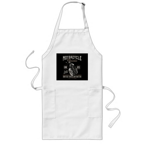 Authentic Motorcycle Classic Long Apron