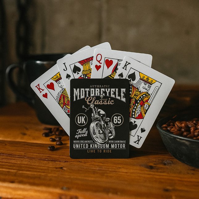 Authentic Motorcycle Classic Poker Cards (Creator Uploaded)