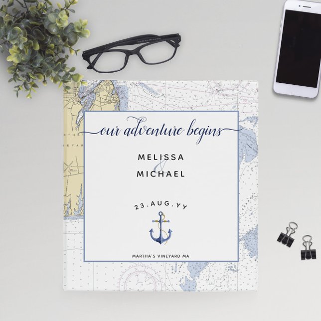 ⚓Authentic Nautical Wedding Planning Organizer 3 Ring Binder (⚓Authentic Nautical Wedding Planning Organizer 3 Ring Binder -- Customize Yours Now!
)
