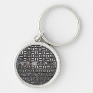 Authentic NYC Sewer Cover Filthy Greasy Grubby Keychain