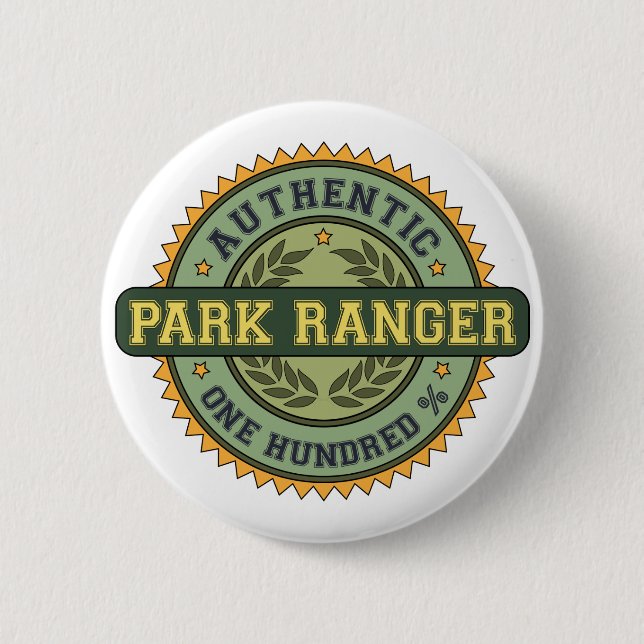 Authentic Park Ranger Button (Front)