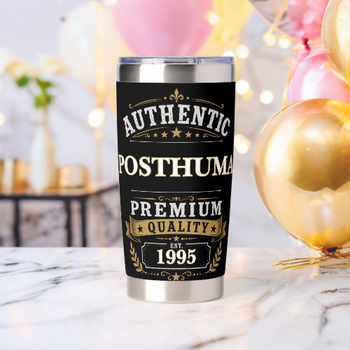 Authentic POSTHUMA Premium Quality Personalized Insulated Tumbler