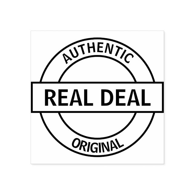 Authentic, real deal, original rubber stamp (Imprint)