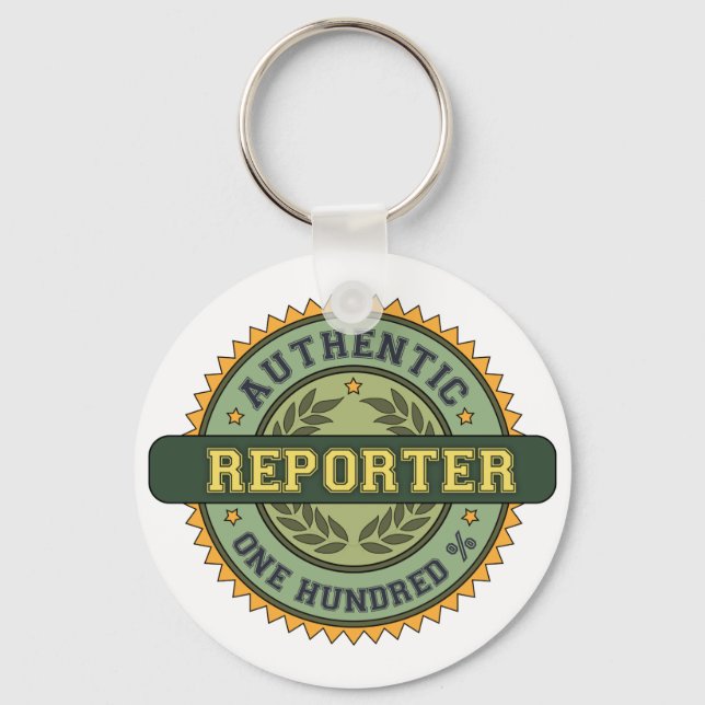 Authentic Reporter Keychain (Front)