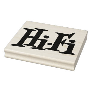 Authentic Retro Hi-Fi Album Cover Logo Art Stamp