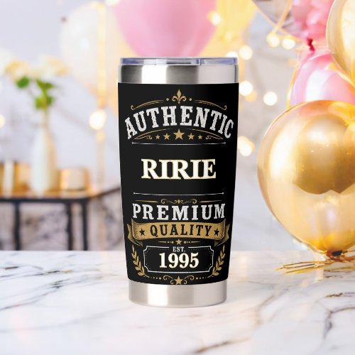 Authentic RIRIE Premium Quality Personalized Insulated Tumbler