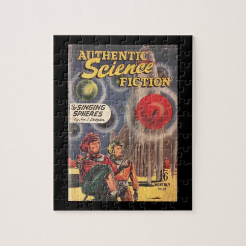 Authentic Science Fiction 023 1952Hamilton_Pulp Jigsaw Puzzle