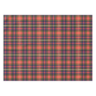 Authentic Scottish Clan Plaid Tartan Tablecloth