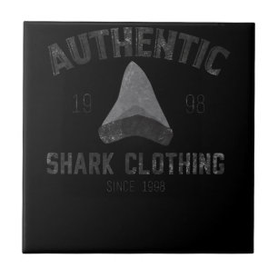 Authentic Shark Clothing Since 1998 - Shark Gifts Ceramic Tile