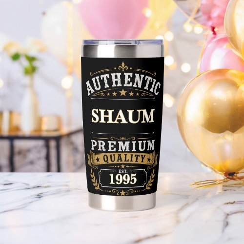 Authentic SHAUM Premium Quality Personalized Insulated Tumbler