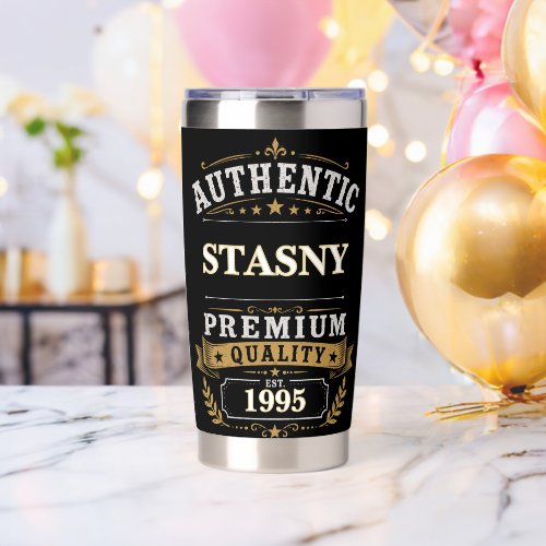 Authentic STASNY Premium Quality Personalized Insulated Tumbler