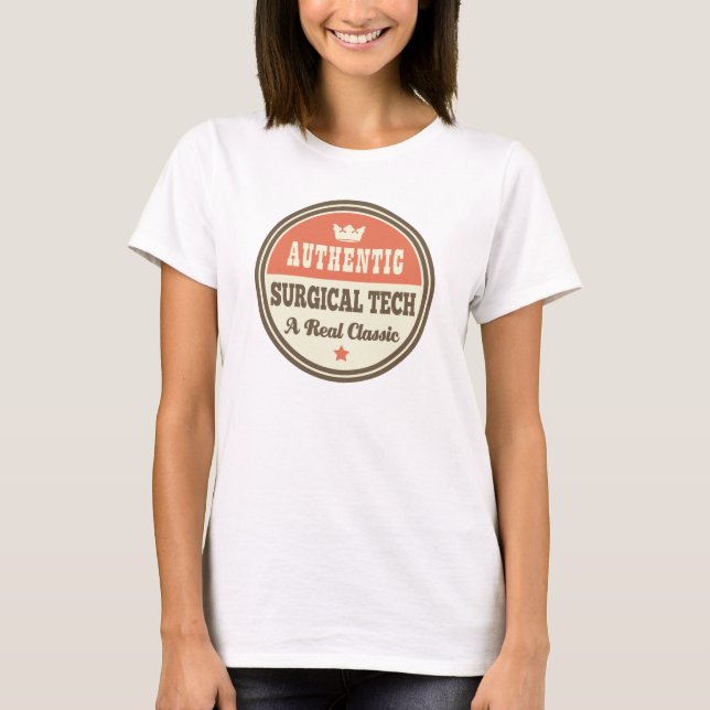 Authentic Surgical Tech Vintage Gift Idea T-Shirt (Front)