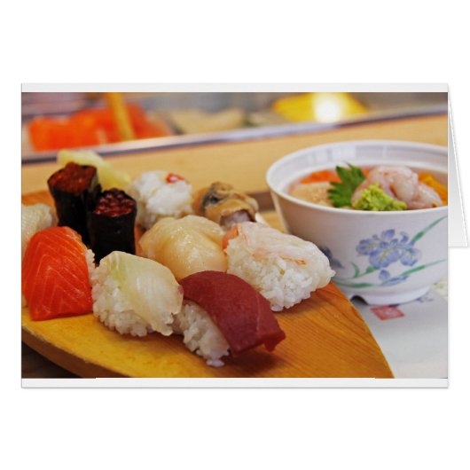 Authentic Sushi Sashimi Cards (Front Horizontal)