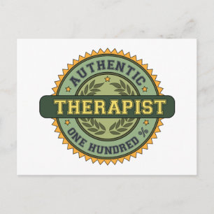 Authentic Therapist Postcard