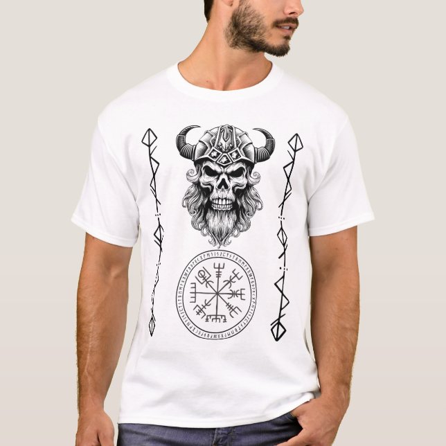 Authentic Viking T-Shirt | Norse Mythology Apparel (Front)