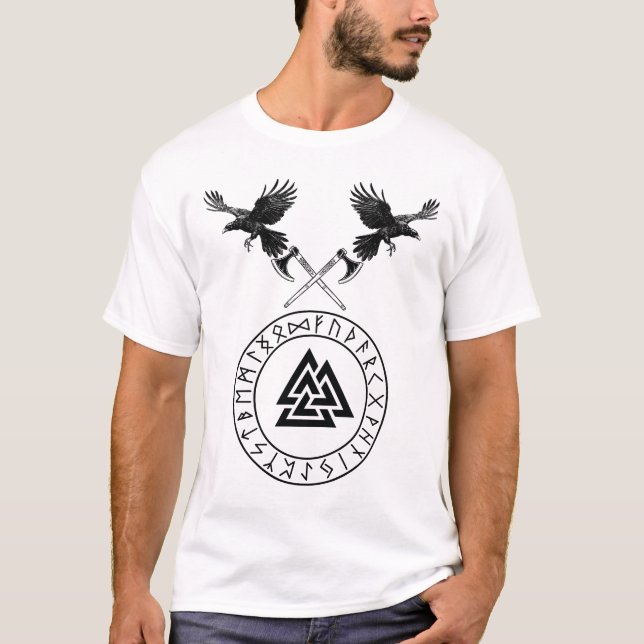 Authentic Viking T-Shirt | Norse Mythology Apparel (Front)