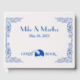 Authentic Vintage Art Deco Wedding Guest Book