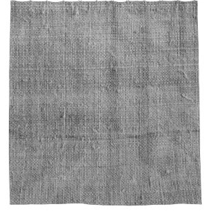 Authentic vintage hanmade fabric texture shower curtain