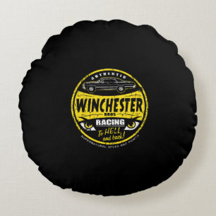 Authentic Winchester Bros Round Pillow