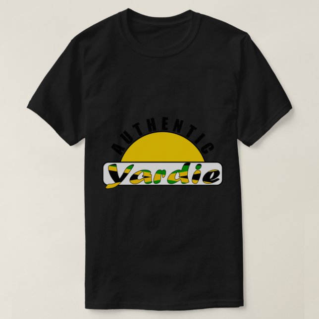 Authentic Yardie   T-Shirt (Design Front)