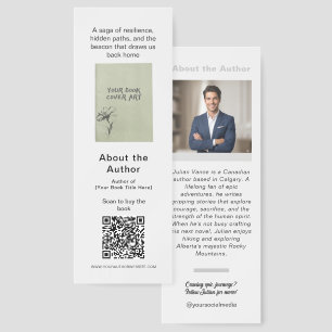Author About Me QR Code Bookmark