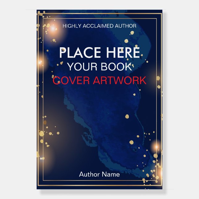 Author Book Cover Artwork Easel Foam Board (Front)