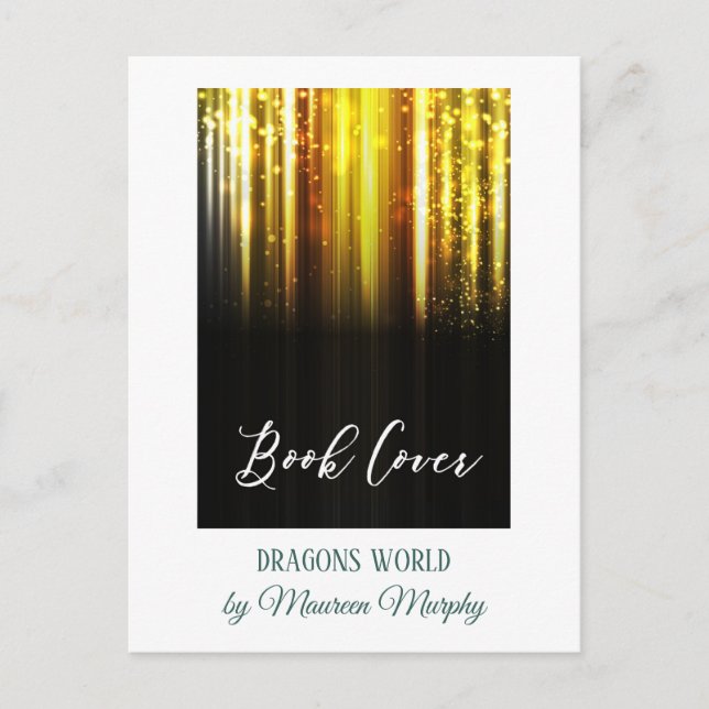Author Book Cover Promotional Postcard (Front)