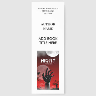 Author Book Launch Minimal Promo Bookmark