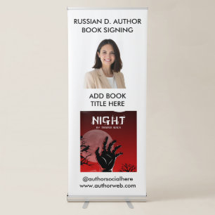 Author Book Launch Promotional Banner Style