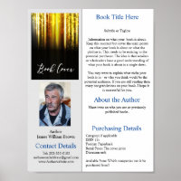 Author Book One Sheet Promotional Sell