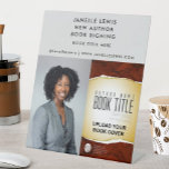 Author Book Signing Table Pedestal Sign at Zazzle