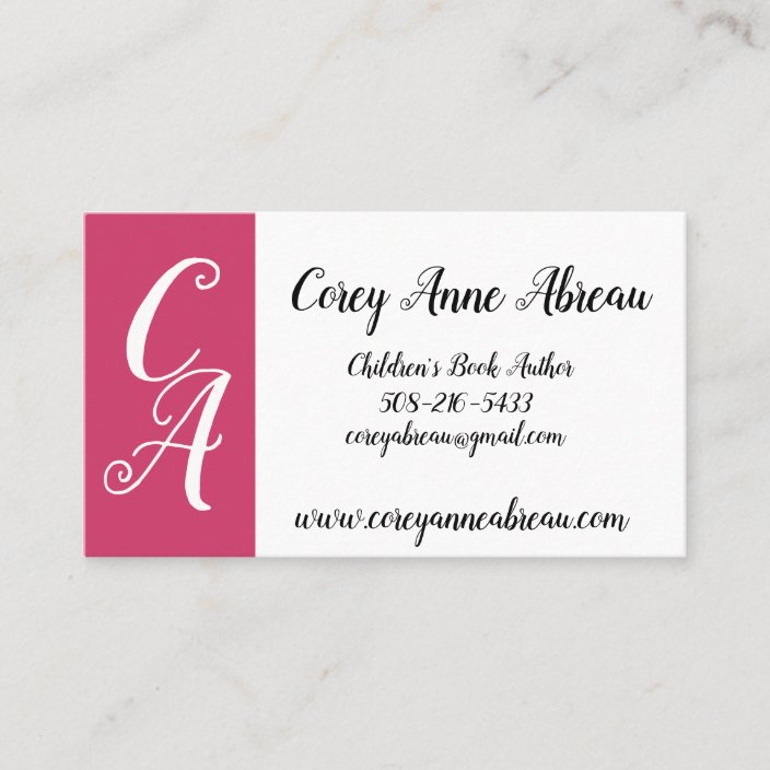 Author Business Card