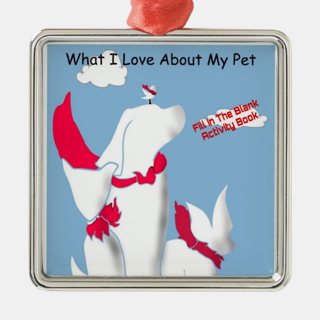 Author Christmas Book Ornaments  (Front)