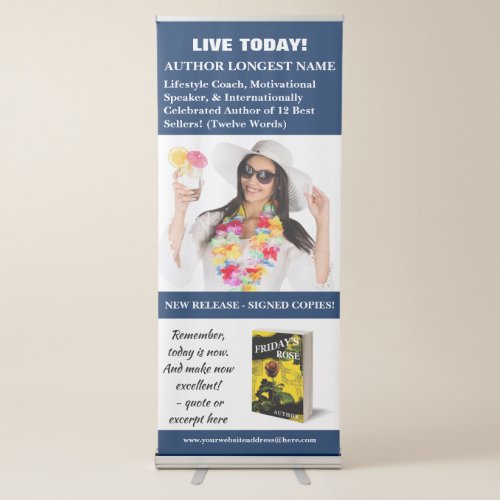 Author Event Retractable Banner