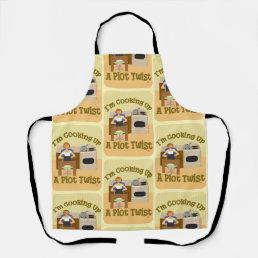 Author Housewife Snarky Retro Plot Twist Apron