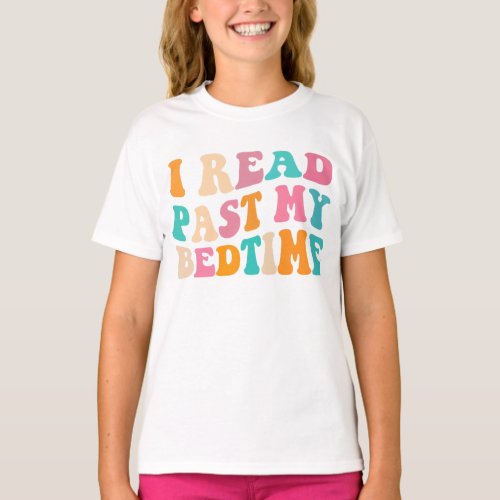 author i read past my bedtime  T_Shirt