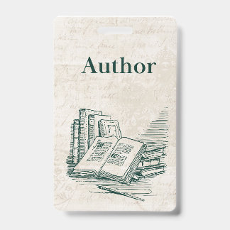 Author ID tag Badge