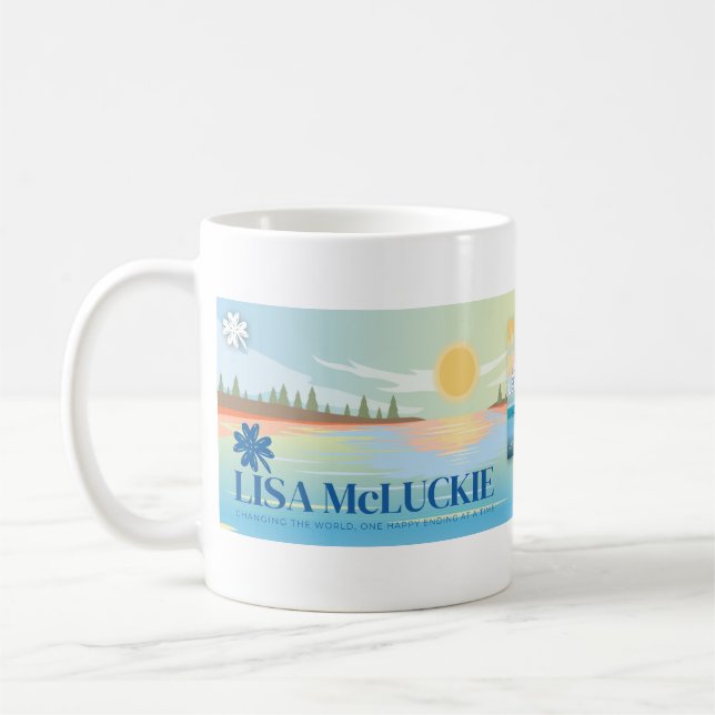 Author Lisa McLuckie Coffee Mug (Left)