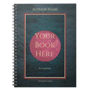 Author Notebook with Book Cover