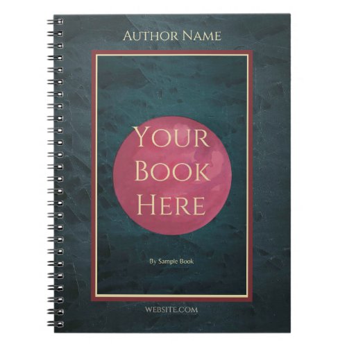 Author Notebook with Book Cover