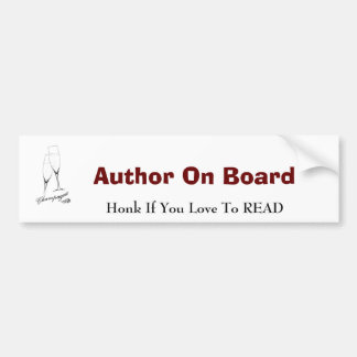Author On Board Bumper Sticker