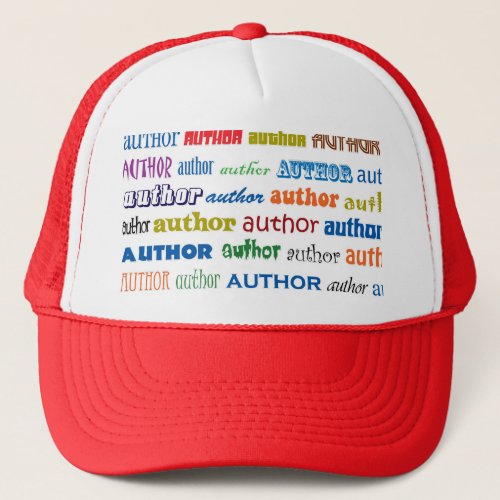 Author Pride Writer Type Wordy Design Trucker Hat