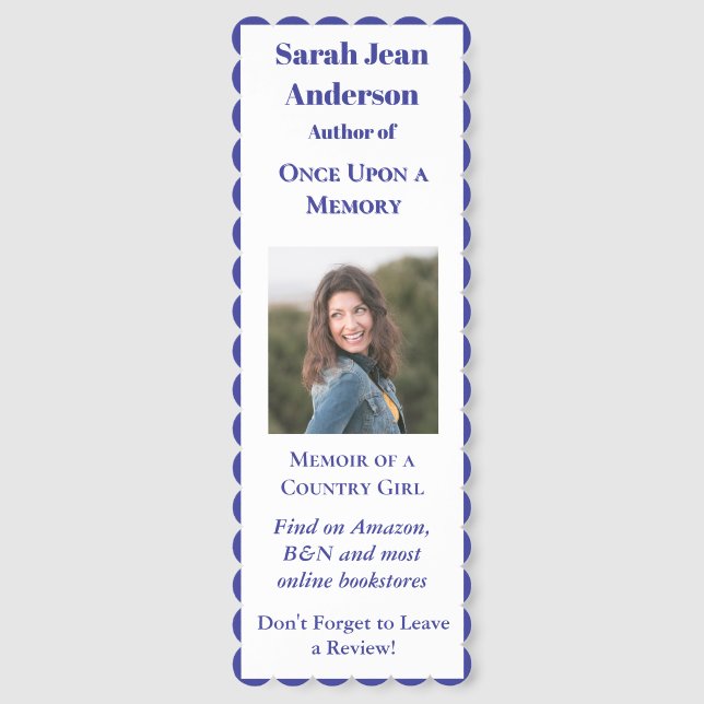 Author Promotional Bookmark  (Front)