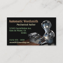 Author (Robot) Business Cards