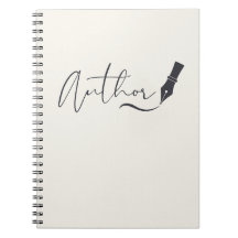 Author Script Notebook – Minimalist Writer Journal