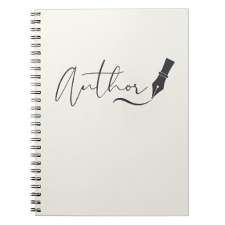 Author Script Notebook – Minimalist Writer Journal